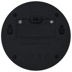 Lampade Solari da Parete da Esterni a LED 12 pz Rotonde Nere