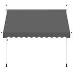 Tenda da Sole Retrattile Manuale 300 cm Antracite