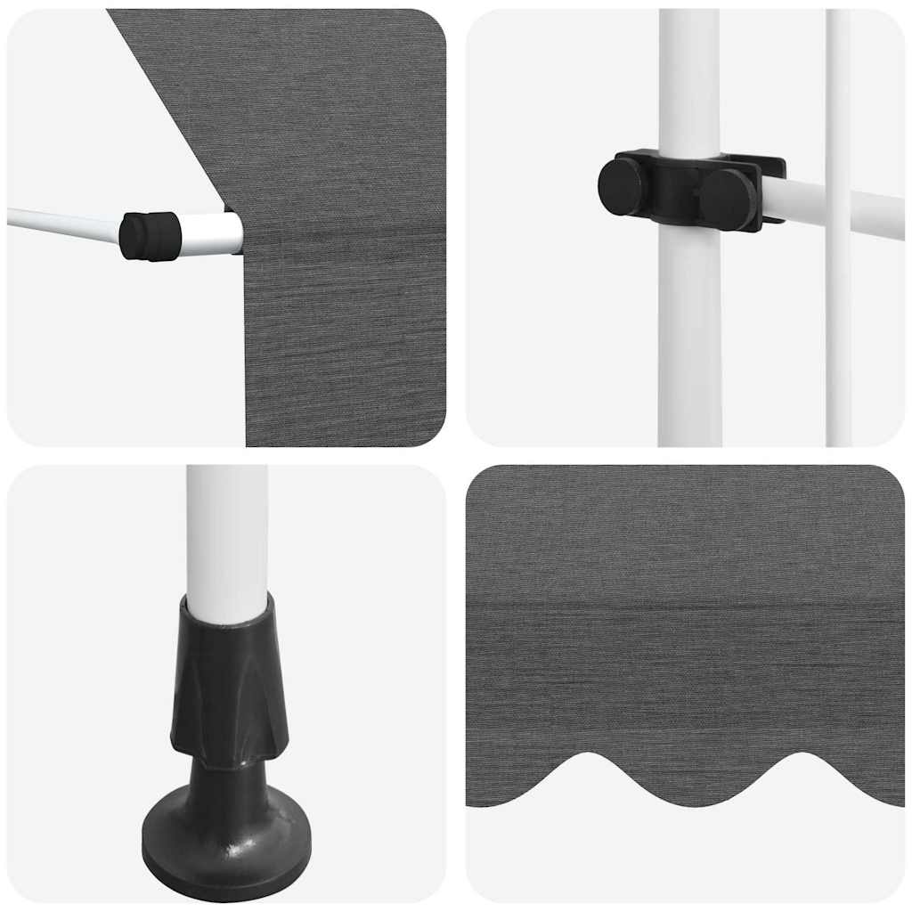 Tenda da Sole Retrattile Manuale 300 cm Antracite