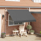 Tenda da Sole Retrattile Manuale 300 cm Antracite