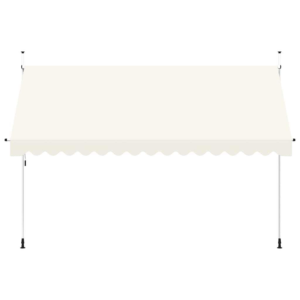 Tenda da Sole Retrattile Manuale 400 cm Crema