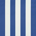 Tenda da Sole Retrattile 150x150 cm Blu e Bianco