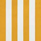 Tenda da Sole Retrattile 200x150 cm Giallo e Bianco