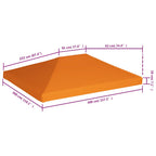 Copertura Superiore per Gazebo 310 g/m² 4x3m Arancione
