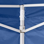 Tenda Pieghevole con 2 Pareti 3x3 m Blu