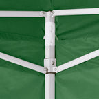 Tenda Pieghevole con 2 Pareti 3x3 m Verde