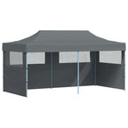 Tenda Pieghevole Pop-Up con Pareti Laterali 3x6 m Antracite