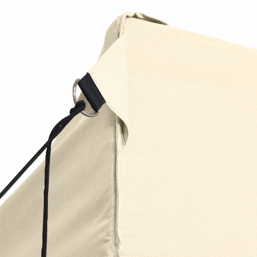 Tenda Pieghevole con 3 Pareti 3x4,5 m Crema