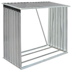 Capannone da Giardino in Acciaio Zincato Grigio 163x83x154 cm