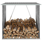 Capannone da Giardino in Acciaio Zincato Grigio 163x83x154 cm