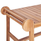 Tavolino da Salotto 100x50x45 cm in Massello di Teak