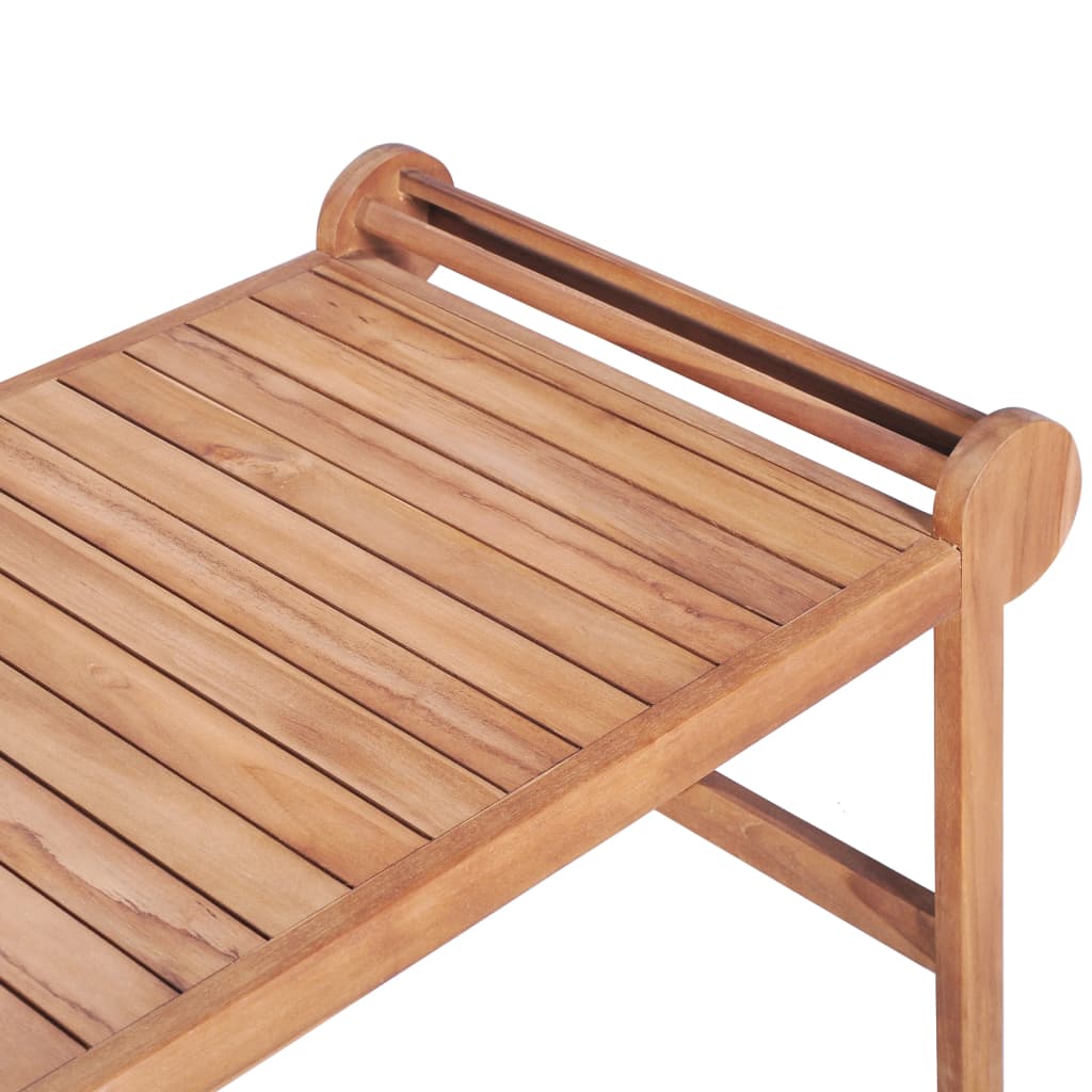 Tavolino da Salotto 100x50x45 cm in Massello di Teak