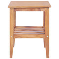 Tavolino da Salotto 40x40x50 cm Quadrato Legno Massello di Teak