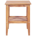 Tavolino da Salotto 40x40x50 cm Quadrato Legno Massello di Teak
