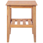 Tavolino da Salotto 40x40x50 cm Quadrato Legno Massello di Teak
