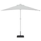 Base per Parasole in Granito Rettangolare 25 kg Nera