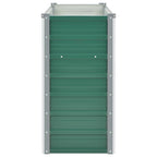 Letto Rialzato Giardino in Acciaio Zincato 100x40x77 cm Verde
