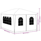 Tendone per Feste 3x4 m Verde