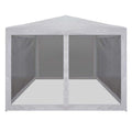 Tenda per Feste con 4 Pareti Laterali in Rete 3x3 m