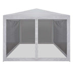 Tenda per Feste con 4 Pareti Laterali in Rete 3x3 m