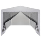 Tenda per Feste con 4 Pareti in Rete 4x3 m