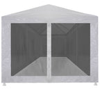 Tenda per Feste con 8 Pareti in Rete 9x3 m
