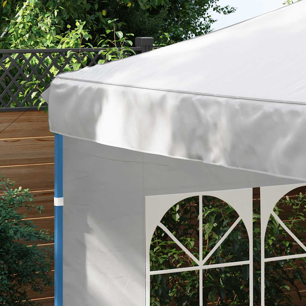 Parete per Tendostruttura in PE 2pz con Finestra Bianco