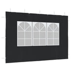 Parete per Tendostruttura in PE 2pz con Finestra Antracite