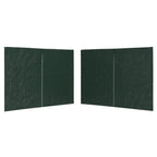 Parete per Tendostruttura in PE 2 pz con Zip Verde