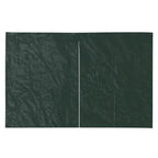 Parete per Tendostruttura in PE 2 pz con Zip Verde
