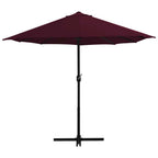 Ombrellone da Esterni con Palo in Alluminio 460x270 cm Bordò