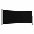 Tenda da Sole Laterale Retrattile 100 x 300 cm Nera
