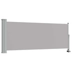 Tenda da Sole Laterale Retrattile 100 x 300 cm Grigia
