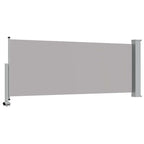 Tenda da Sole Laterale Retrattile 100 x 300 cm Grigia
