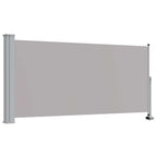 Tenda da Sole Laterale Retrattile 120 x 300 cm Grigia