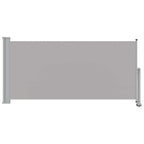 Tenda da Sole Laterale Retrattile 120 x 300 cm Grigia