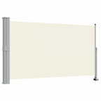 Tenda da Sole Laterale Retrattile 140 x 300 cm Crema