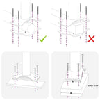 Tenda da Sole Laterale Retrattile 140 x 300 cm Crema