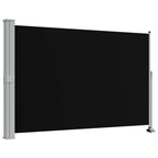 Tenda da Sole Laterale Retrattile 160 x 300 cm Nera