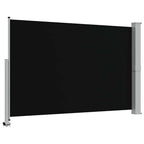 Tenda da Sole Laterale Retrattile 160 x 300 cm Nera