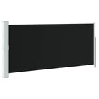 Tenda da Sole Laterale Retrattile 140 x 300 cm Nera