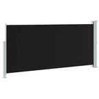 Tenda da Sole Laterale Retrattile 140 x 300 cm Nera