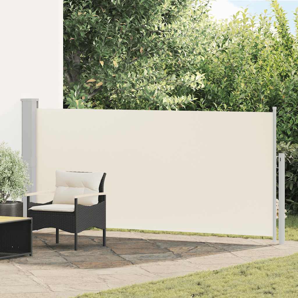 Tenda da Sole Laterale Retrattile 140 x 300 cm Crema