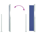 Tenda da Sole Laterale Retrattile 140 x 300 cm Blu