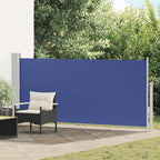 Tenda da Sole Laterale Retrattile 140 x 300 cm Blu