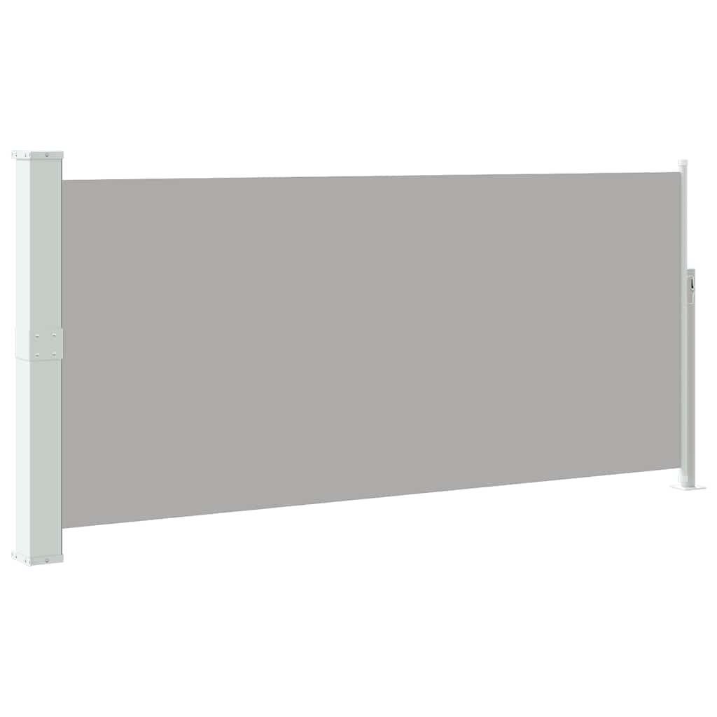 Tenda da Sole Laterale Retrattile 140 x 300 cm Grigia