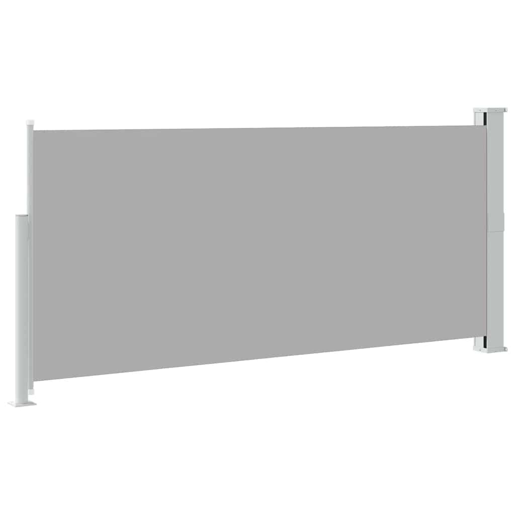Tenda da Sole Laterale Retrattile 140 x 300 cm Grigia