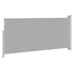 Tenda da Sole Laterale Retrattile 140 x 300 cm Grigia