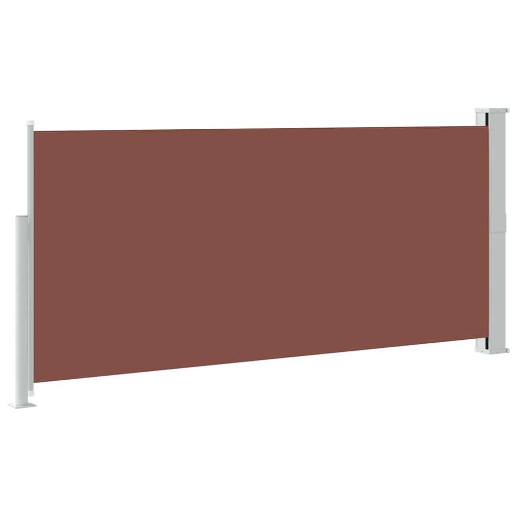 Tenda da Sole Laterale Retrattile 140 x 300 cm Marrone