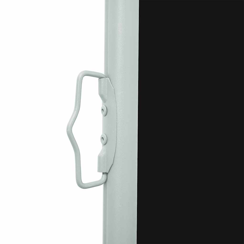 Tenda da Sole Laterale Retrattile 120 x 300 cm Nera